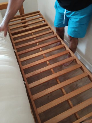 Sofá Cama Madera Beige