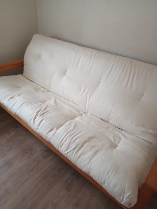 Sofá Cama Madera Beige