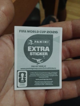 Cromo Panini Extra Sticker Vinicius Jr. ORO