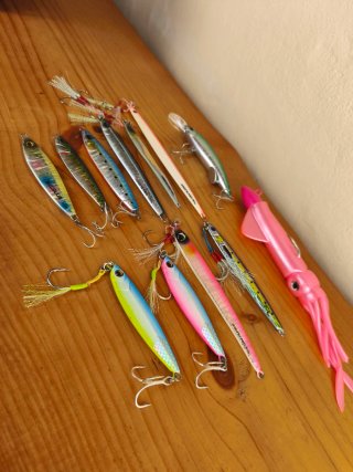 Equipo shore jigging