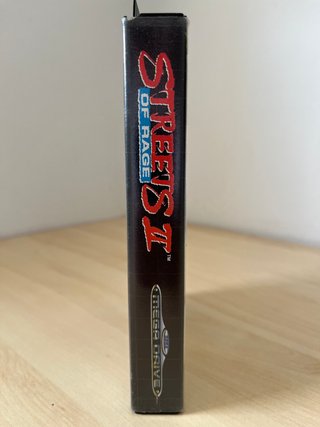 Caja Original Streets of Rage 2 Mega Drive