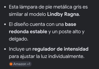 Lámpara de pie moderna