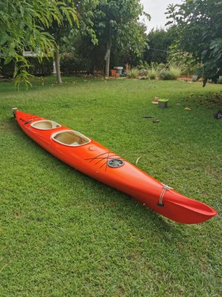 Piragua kayak biplaza