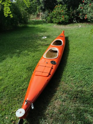 Piragua kayak biplaza