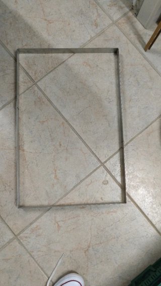 Molde rectangular acero inoxidable