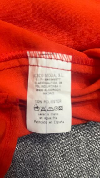 Blusón mujer rojo