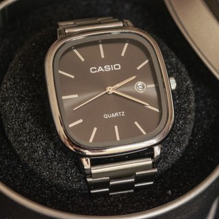 Reloj Casio LTP-E117D Negro y Plateado