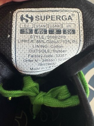 Zapatillas Superga Panatta Talla 39 Nuevas