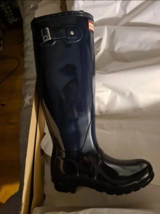 Botas Hunter Azul Marino Brillantes