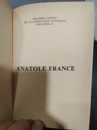 Libro Anatole France