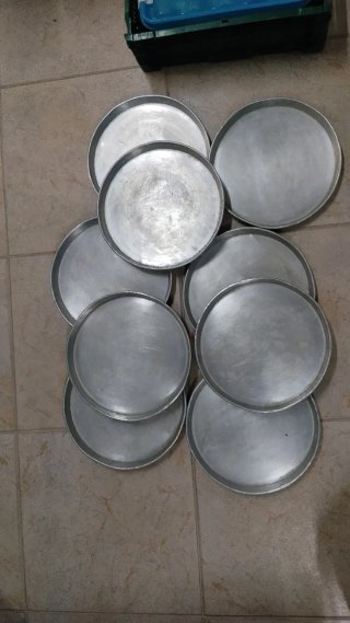 Moldes para tartas redondos lote x9