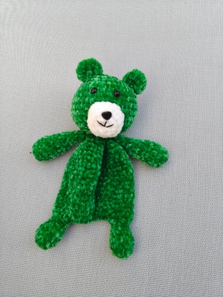 Naninha de crochê verde
