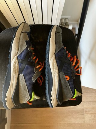 Zapatillas Munich casual azul y gris