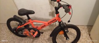 Bicicleta infantil Btwin naranja