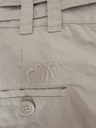 Roxy Pantalón Corto Cargo Gris