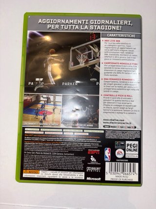 NBA Live 09 Xbox 360