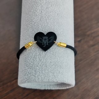 Pulsera Corazón grabada personalizada