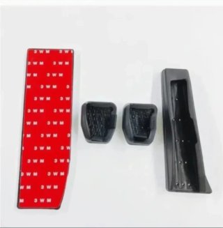 SIN TORNILLOS pedales M BMW Manual Negro/Plata