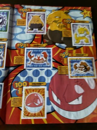 Álbum Pokémon Cromos 1999 Completo