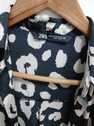 Blusa Zara Estampada Talla S
