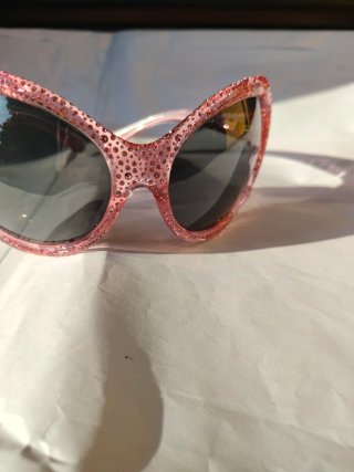 Occhiali da sole Swarovski rosa con cristalli