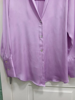 Blusa Zara satinada Talla S