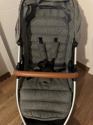 Carrito Hauck Uptown Gris + Saco + Bolso + Burbuja