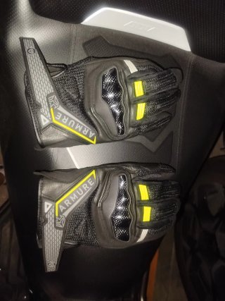 Guantes Moto motocard ARMURE Miller Vented Black/Y