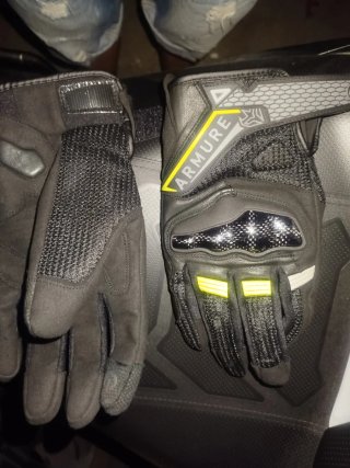 Guantes Moto motocard ARMURE Miller Vented Black/Y