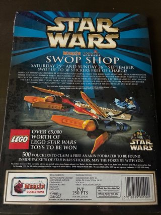 Álbum Cromos Star Wars Episodio I