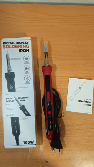 Soldador estaño 100W C919 rojo