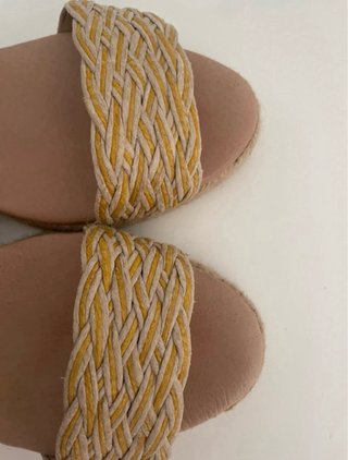 Sandalias esparto nuevas