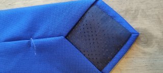 Corbata azul seda
