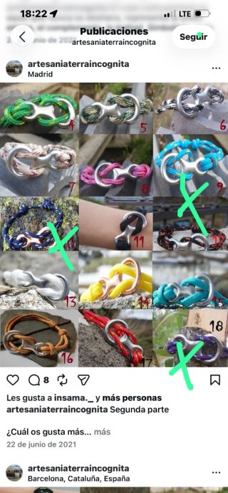 Pulseras Carolina