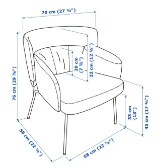 2 Butacas Ikea Gris oscuro 70€ cada una.