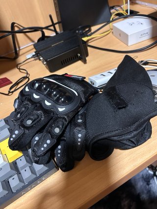 Capacete Motocross com luvas e lenço e oculos M