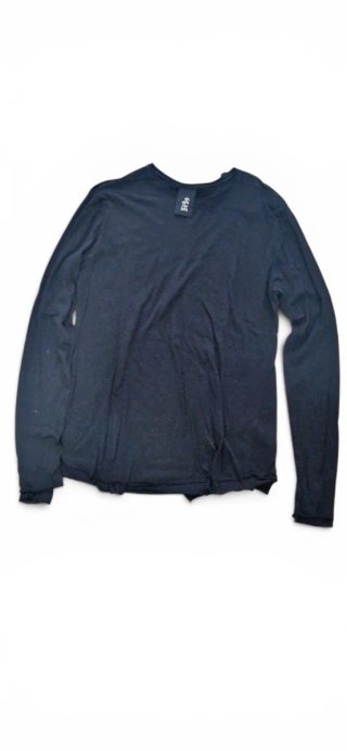 Camiseta Thom Krom manga larga M negra hombre