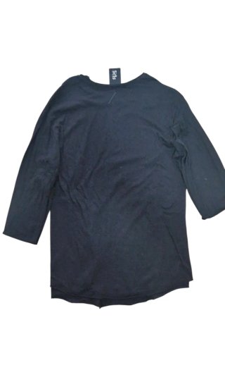 Camiseta Thom Krom manga larga M negra hombre