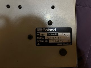 Roland Fantom XR Módulo Sonido Sintetizador