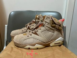 Jordan 6 x Travis Scott Marroni/Verdi