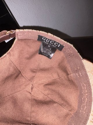 Gorra Gucci Beige y Marrón
