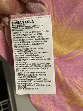 Camiseta Bimba y Lola estampada