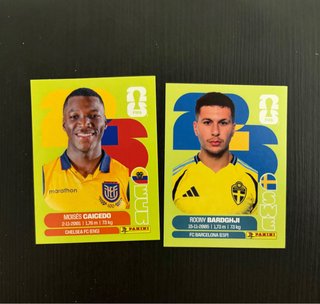 Panini 2026 ECU 9 y SWE 16 United Edition