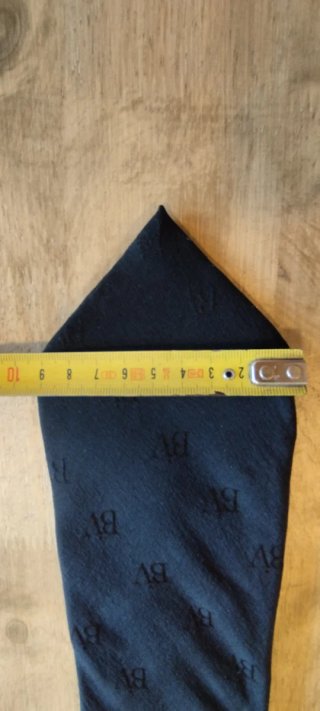 Corbata seda negra
