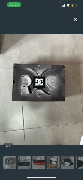 Zapatillas DC Shoes Negras y Blancas
