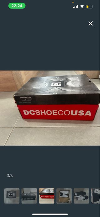 Zapatillas DC Shoes Negras y Blancas
