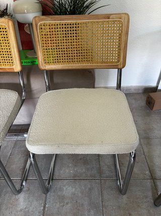 Sillas Vintage Ratán y Madera