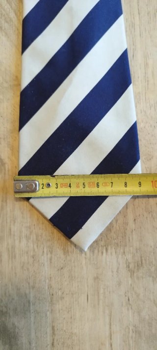 Corbata René Chagal Rayas Azul y Blanco