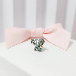 Charm Pandora Stitch con flor