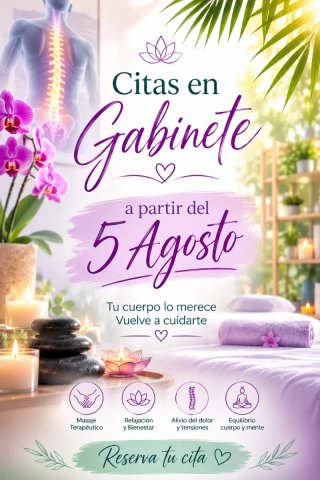 Masaje relajante y descontracturante